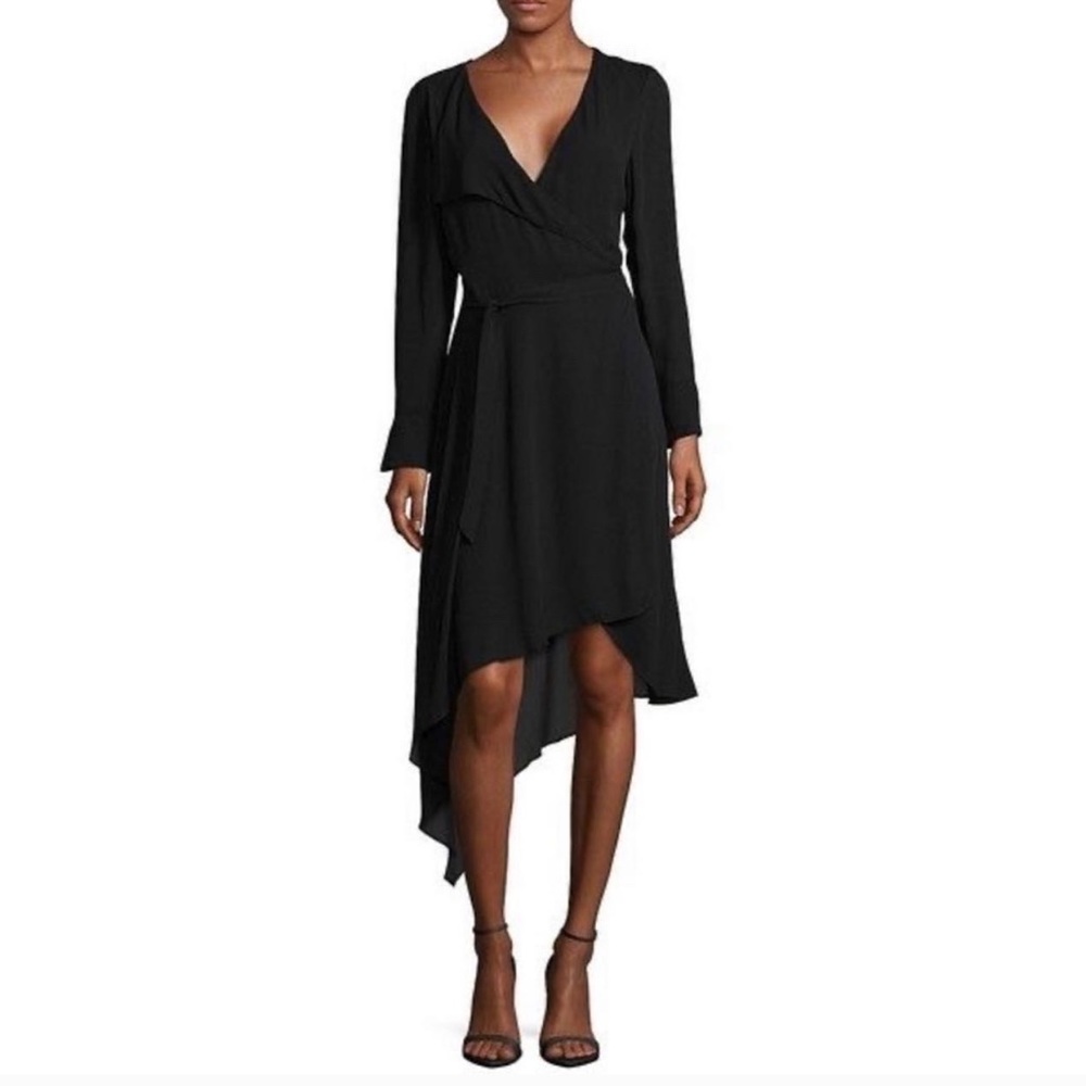 Black Wrap Dress by Halston